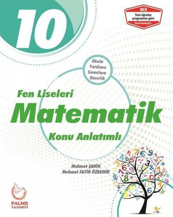 Palme 10.Sınıf Fen Liseleri Matematik Konu Kitabı  - Palme Yayınları