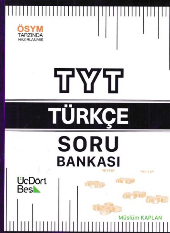 TYT Türkçe Soru Bankası Yeni 2020 - Üç Dört Beş Yayınları