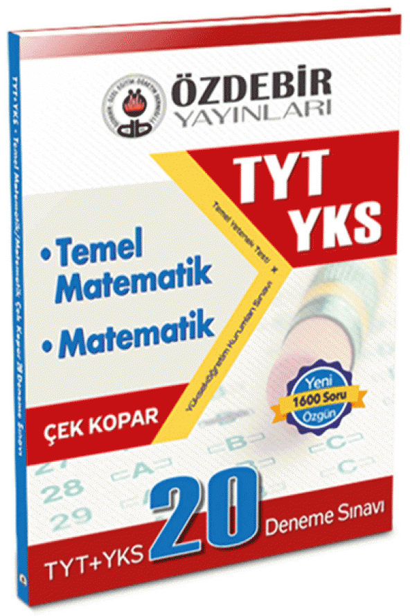 Tyt - Ayt Matematik Çek Kopar 20Li Deneme Sınavı - Özdebir Yayınları
