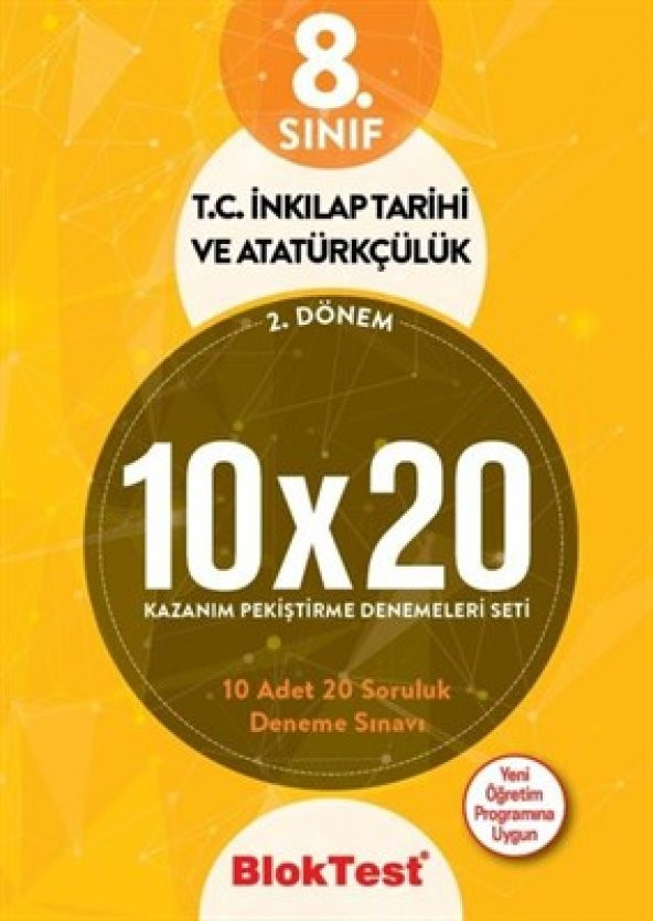 8. SINIF INKILAP TARİHİ 10X20 DENEME - Tudem Yayınları