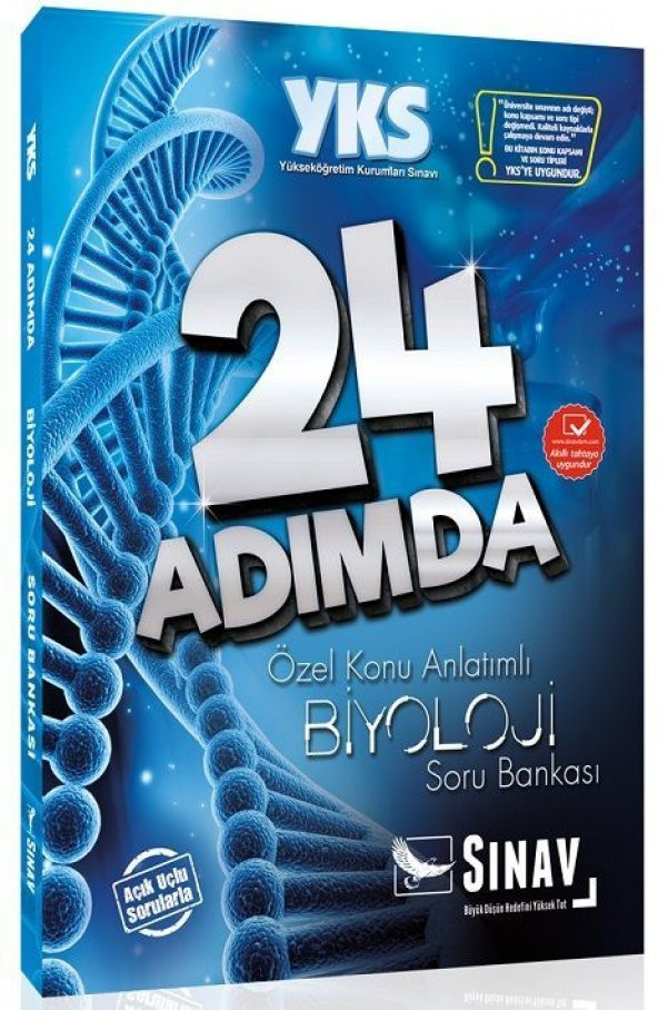 Sınav Yks 24 Adımda Biyoloji Soru Bankası - Sınav Yayınları