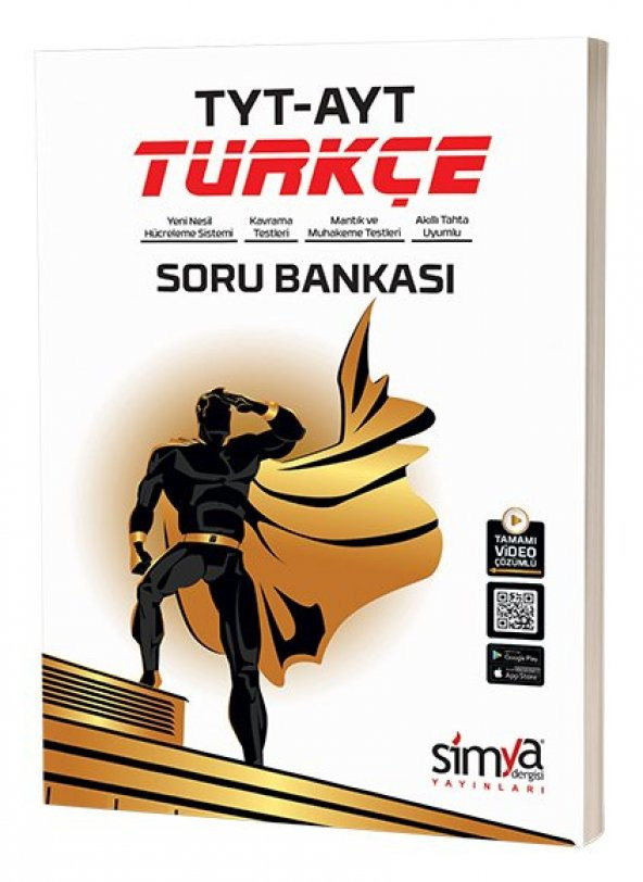 TYT AYT Türkçe Soru Bankası Tamamı Video Çözümlü  - Simya Yayınları