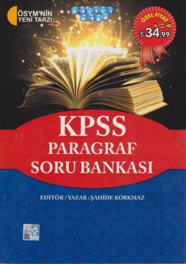 Kpss Paragraf Soru Bankası - Akıllı Adam Yayınları