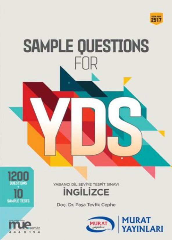 Sample Questions For Yds - Murat Yayınları