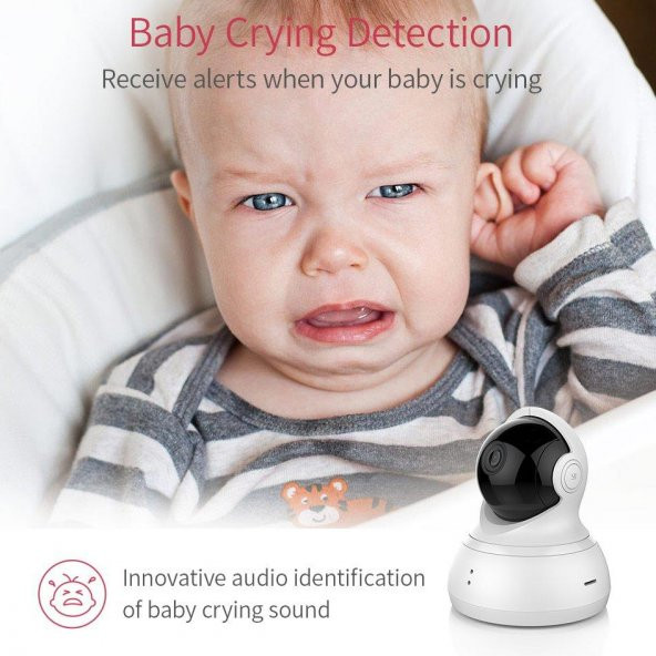 Xiaomi Yi Dome 360° Bebek Ağlama Sensörlü 1080P Güvenlik Kamerası - 6