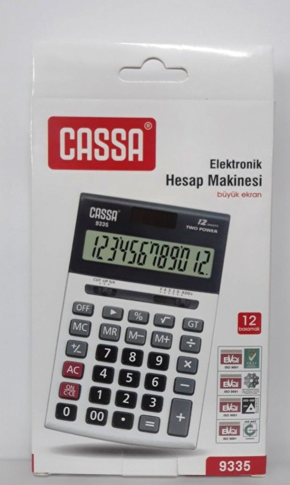 CASSA Hesaap Makinesi 9335