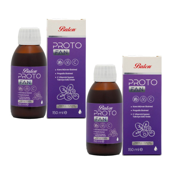 Balen Protofan Propolis Kara Mürver Ekst. Vitamin-C 150 ml x 2 Adet