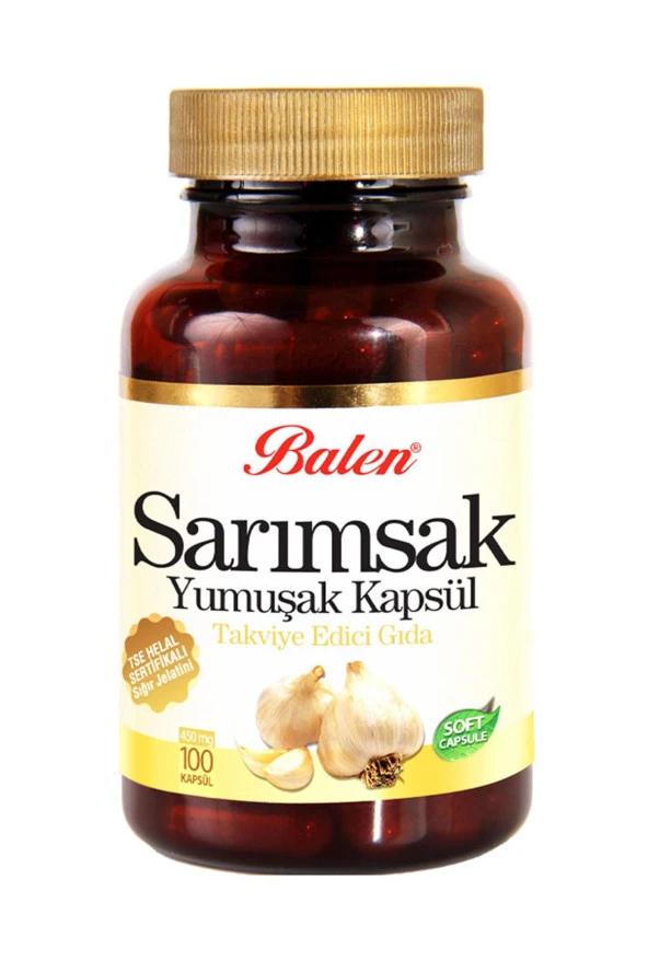 Balen Sarımsak Yağı Yumuşak Kapsül 450 mg 100 Kapsül ürün görseli 1