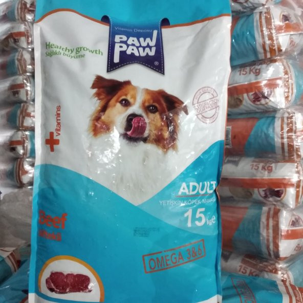 Paw Paw (Pawpaw) Biftekli Köpek Maması-15kg - 2