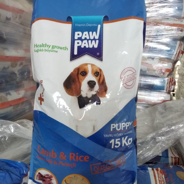 Paw Paw (Pawpaw) Kuzu Etli Yavru Köpek Maması-15kg - 2