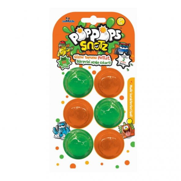 YL050041 Pop Pops Snotz Slime 6lı -Samatlı