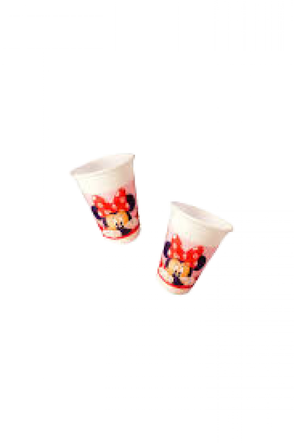 MİNNİE ÇİLEK BARDAK 8Lİ