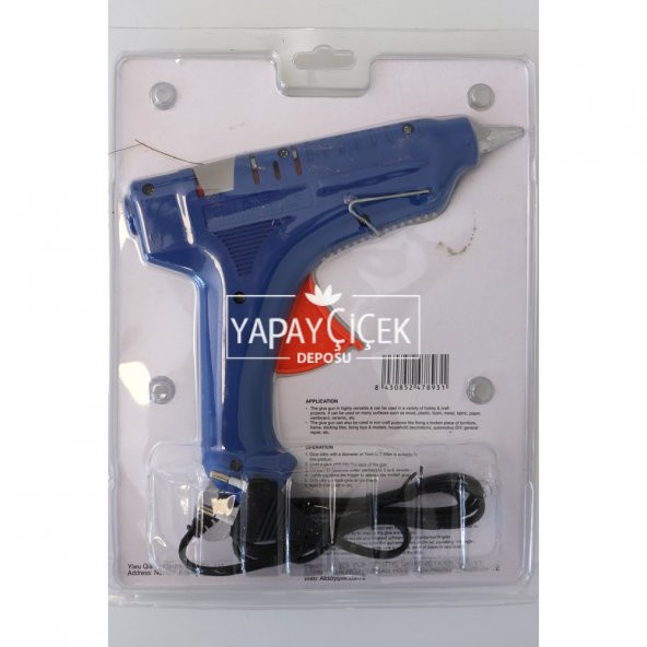 Büyük Silikon Tabancası 80W Mavi (Kalın Mum Silikon Tabancası) - 2