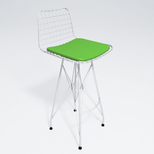 Knsz kafes tel bar sandalyesi 1 li zengin byzyşl 75 cm oturma yüksekliği ofis cafe bahçe mutfak