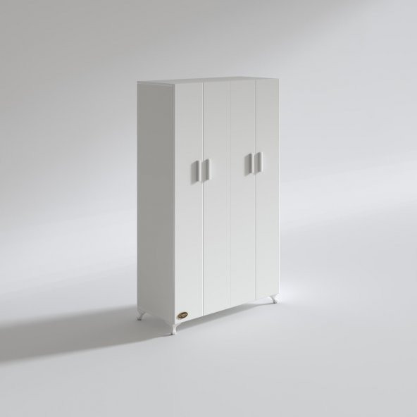 Kenzlife gardırop 4 kapaklı kapılı defne 168X100X42 byz ayaklı gardolap dolap - 2