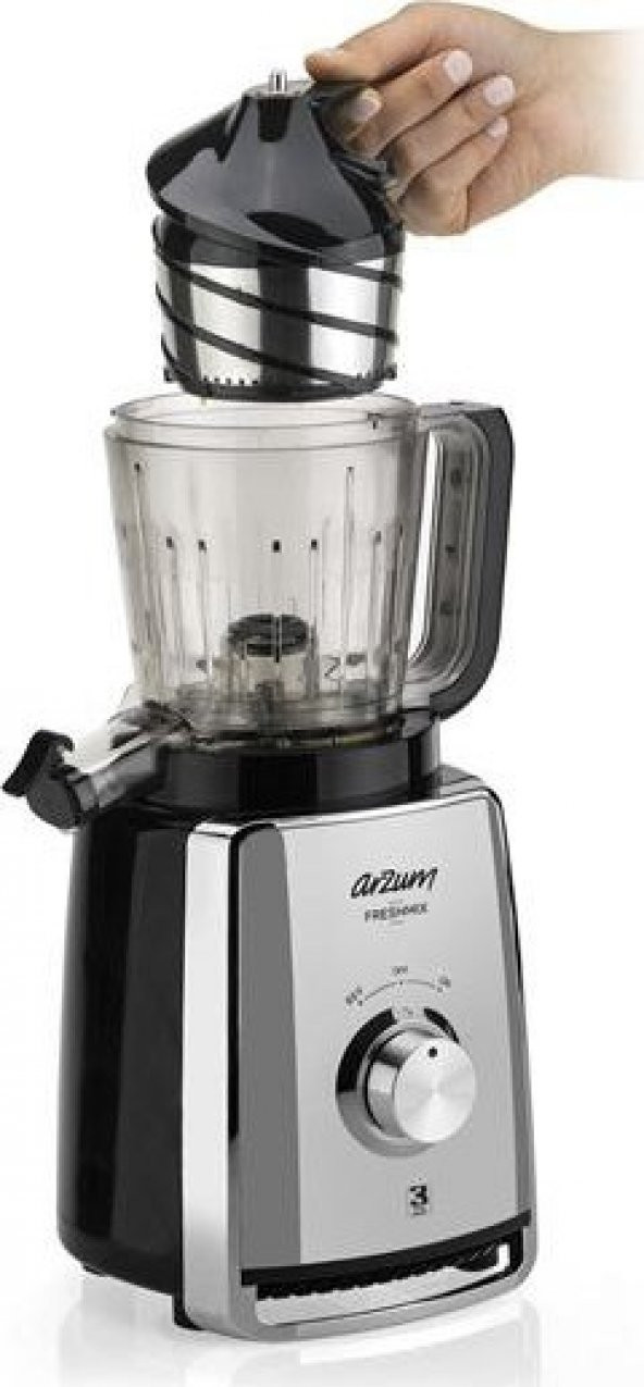 Arzum AR1050 Freshmix Slow Juicer - Resim 3