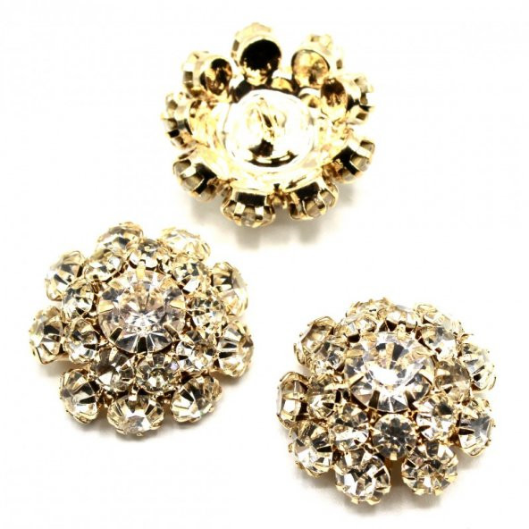taşlı metal düğme model 7 (2li paket) - 2