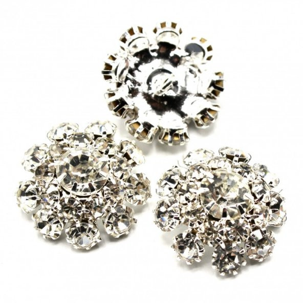 taşlı metal düğme model 7 (2li paket) - 3