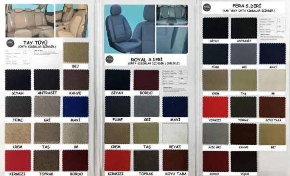 KRC S.DERİ DACİA LOGAN 2 2013-2021 KOLTUK KILIFI - 9