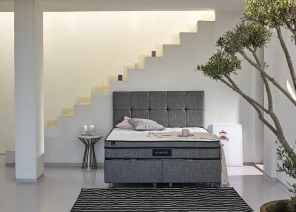 Niron Greypedic 150x200 cm Çift Kişilik Ultra Ortopedik Çok Sert Pedli Yatak - Resim 2