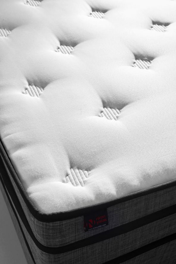 Niron Greypedic 150x200 cm Çift Kişilik Ultra Ortopedik Çok Sert Pedli Yatak - Resim 6