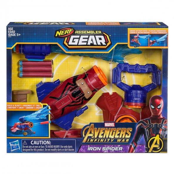 Avengers Assembler Gear Spiderman Fırlatıcı E2134