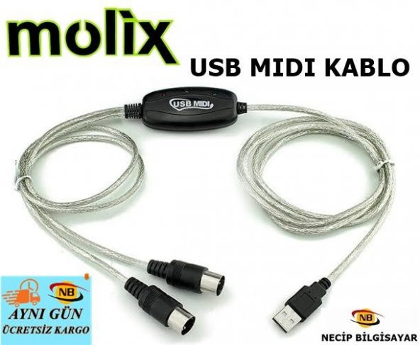 S-TECH USB Midi KABLO Org Adaptör Keyboard Adapter 2M  PİANO PİYANO