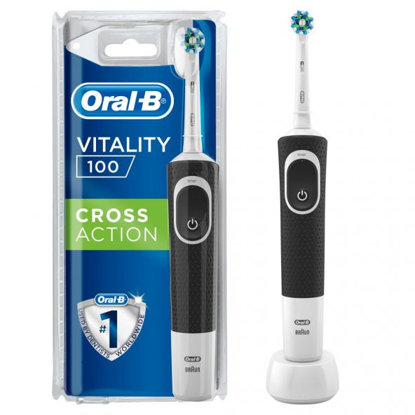 Oral-B Vitality Siyah D100 Cross Action Elektrikli Diş Fırçası