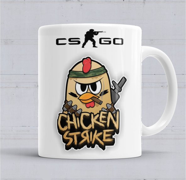 Counter Strike Global Offensive CS GO CHIKEN STRIKE Baskılı Porse