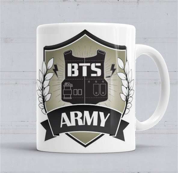 Bts Army Logo Kupa Bardak Porselen
