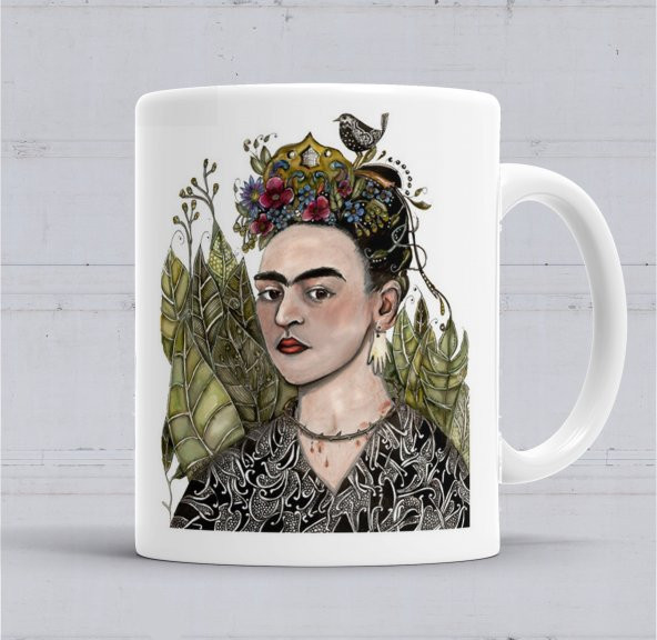 Frida Kahlo  Kupa Bardak Porselen
