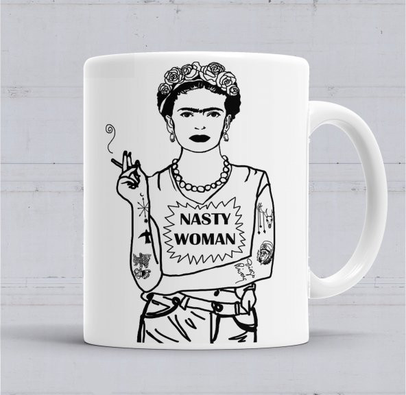 Frida  Kahlo Kupa Bardak Porselen