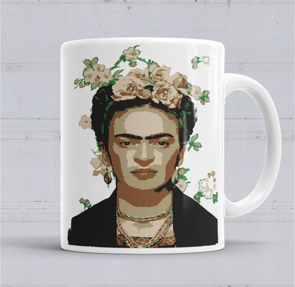 Frida Kahlo Kupa  Bardak  Porselen