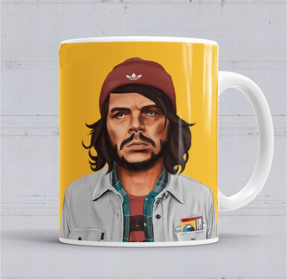 Hıpster Che Guevara Kupa Bardak  Porselen