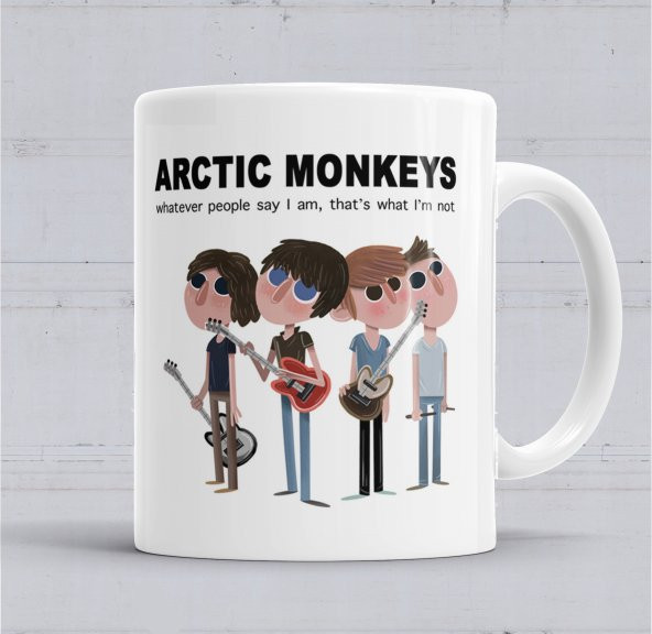 Arctic  Monkeys Kupa Bardak  Porselen