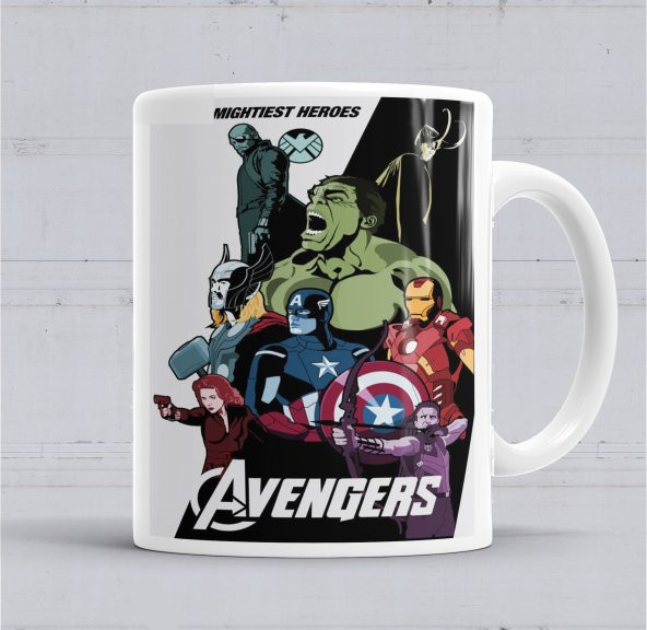 Avengers Kupa Bardak Porselen