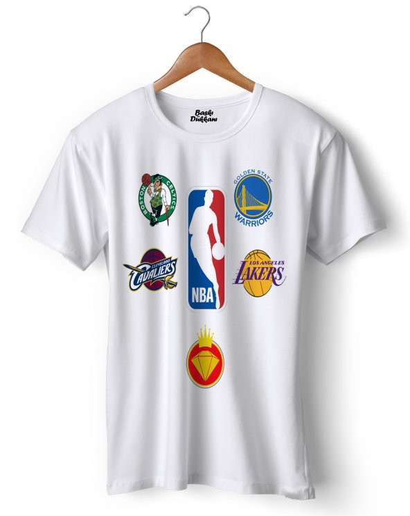 Nba Da King Basketboll Boston Golden Cavalıers Lakers Tişört
