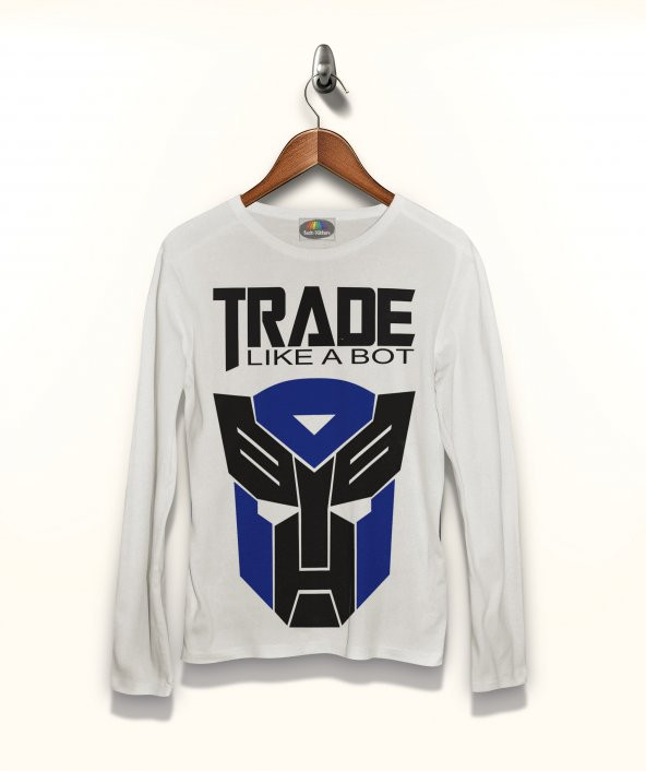 TRADE LIKE A BOT Tişört Uzun Kollu Tshirt