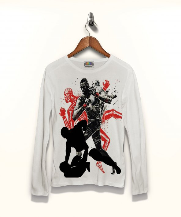 MMA Mixed Martial Arts Tişört Uzun Kollu Tshirt - 1
