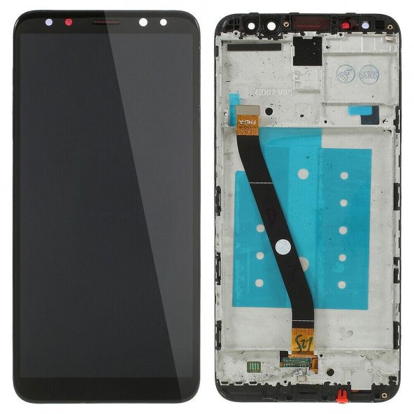 Huawei Mate 10 Lite Lcd Ekran Dokunmatik Cam Çıtalı Çerçeveli RNE-L01
