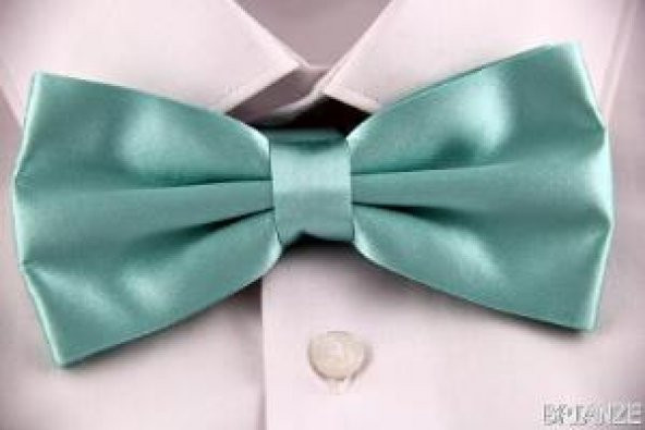 Brianze Düz Renk Su Yeşili Papyon TP-7