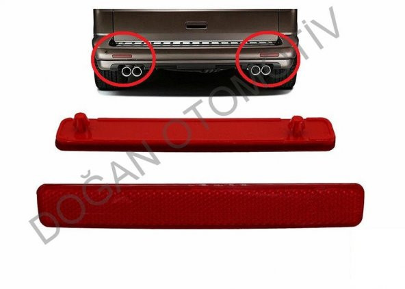 Volkswagen Transporter T5 Arka Tampon Kedi Gözü Sağ-Sol Takım 2003-2015