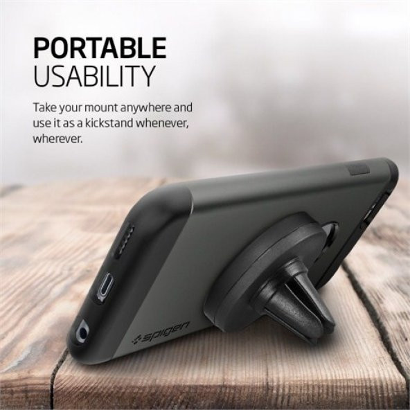 Spigen Araç Tutacağı Manyetik Evrensel (Tüm Cihazlarla Uyumlu Araç Tutucu) A200 - SGP11583 - 5