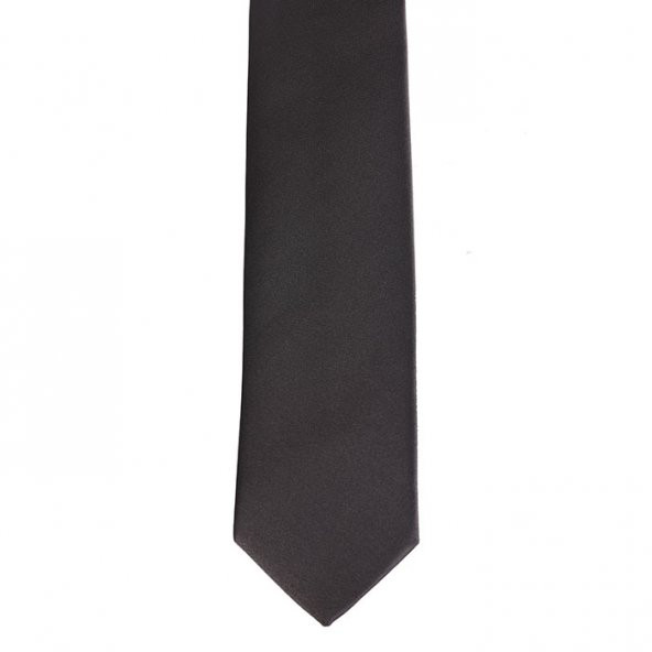 Brianze Koyu Gri ( Füme )Mendilli Kravat SMDK-6 - Resim 2