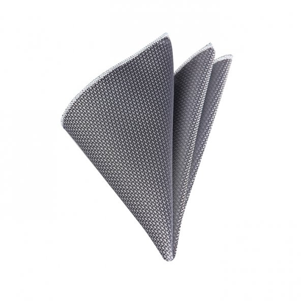 Brianze Gri Mendilli Kravat SMDK-19 - 3