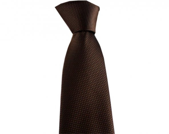 Brianze Kahverengi Mendilli Kravat SMDK-28 ürün görseli 1