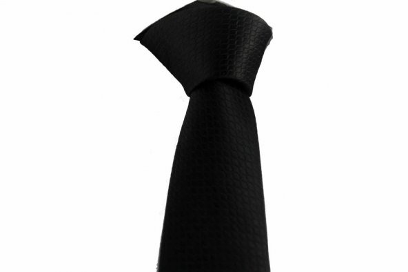 Brianze Siyah Desenli Kravat SKP-8 ürün görseli 1