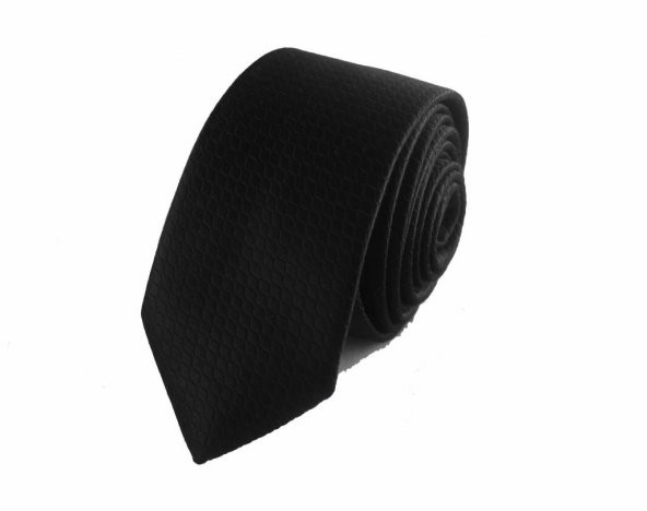 Brianze Siyah Desenli Kravat SKP-8 - Resim 2