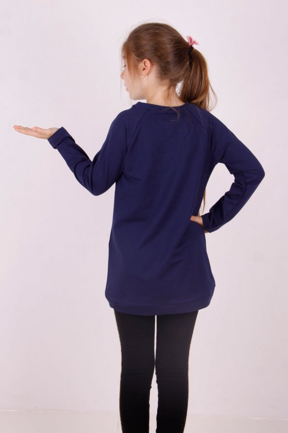 Toontoy Kız Çocuk Zebra Flok Baskılı Tişört - 2