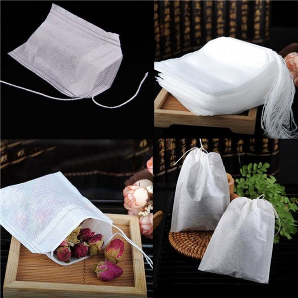 Sallama Çay Poşeti Boş Kokusuz 5.5x7 cm 100'lü paket - 2